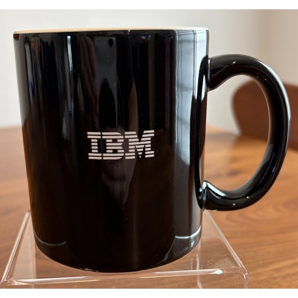 IBM Mug E-Business Computers Technology Black Mug